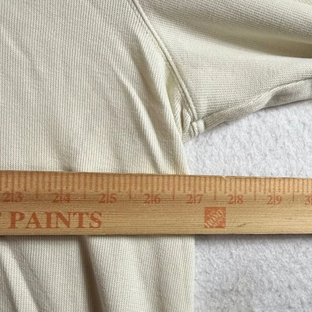 Polo Ralph Lauren 1/4 Zip Pullover Mens 2XB Estate Rib Cotton Cream White